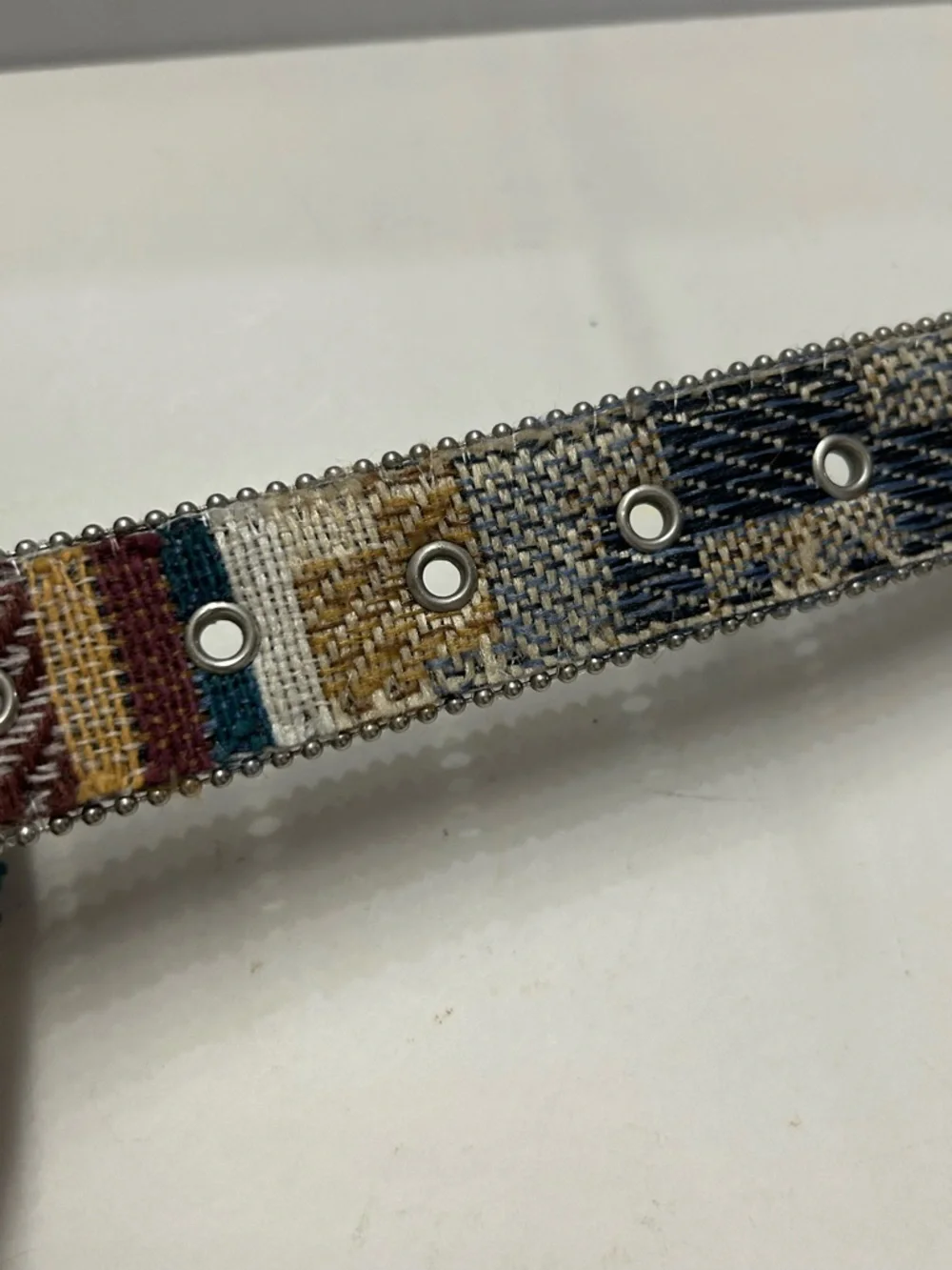 Vintage Belt Elite Fresno California Century Canada Boho Western Embroidered M